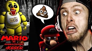 CHICA SCARED THE S**T OUTTA MARIO! | Mario In Animatronic Horror Night 3 Gameplay! - Part 3