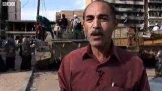 Libyan fighter Mr Sheba told BBC: 'I spoke to Gaddafi before he died'