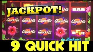 ★MASSIVE JACKPOT WINNER★ QUICK HIT VOLCANO slot machine 9 quick hit JACKPOT & more slot wins!