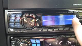 Alpine H701 + Alpine DVA-9861 - Volkswagen GTi car stereo