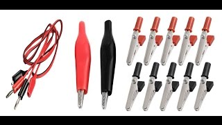 Зажимы типа Крокодил. Кабель для мультиметра. Посылка из Китая. AliExpress (60)