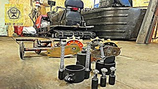 ???СНЕГОХОД БУРАН.DIY Замена подшипников подвески - СЪЕМНИКИ !!!!