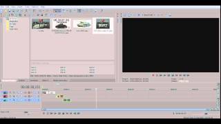 Как передвинуть все видео сразу в Sony Vegas