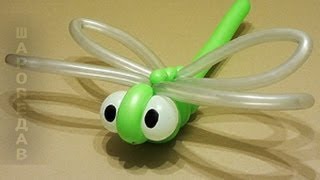 Стрекоза из воздушных шаров Твистинг Dragonfly from of balloons.Twisting