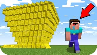 НУБ ПРОТИВ ЦУНАМИ ИЗ ЖЕЛТОЙ ШЕРСТИ В МАЙНКРАФТ КАК ВЫЖИТЬ НУБУ MINECRAFT ТРОЛЛИНГ ЛОВУШКА МУЛЬТИК