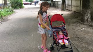 VLOG С реборном. Утро и прогулка за покупками.