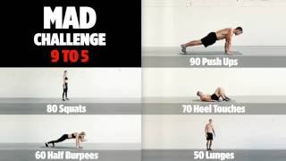 "9-5"  Mad Challenge - Madbarz Workout Challenge