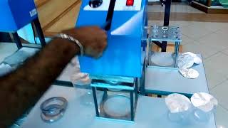 Seladora de Copos e Potes RG-CUP com mesa ajustável