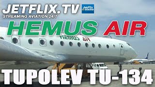 Best Tupolev Tu-134 video on YouTube - crank up the volume!