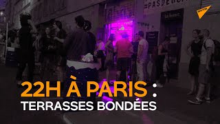 À Paris, après 22h, les terrasses pleines