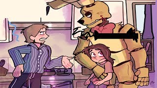 СПРИНГТРАП НА КУХНЕ  ☘ SPRINGTRAP AND DELIAH  ☘  FNAF КОМИКС № 4