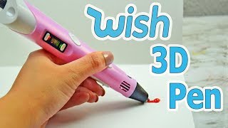 TRYING A $12  3D PEN FROM WISH... A total disaster?