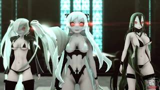 [MMD-R18] Kancolle [Liar Dance] Airfield, Battleship Princess, Southern Demon [60fps]