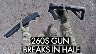 260 $ Airsoftgun BREAKS in HALF at first game