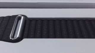 Apple Watch Sport with Black Leather Loop (42mm)