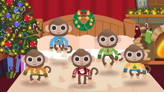 Five Little Monkeys Jumping on the bed   3D Animation English Nursery rhyme for children