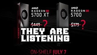 AMD RX 5700 series Getting a price drop BUT is it enough!?
