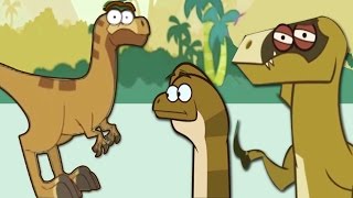 Dinosaurs Cartoons For Kids To Learn & Enjoy | Learn Dinosaur Facts - HooplakidzTV
