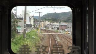 4K 北陸本線 JR 西日本 413系交直両用車 普通543M 前面展望 交直流電交換區間 糸魚川 -- 浦本