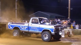 6400 Pro Stock 4x4 Trucks Pulling at Berryville July 2 2016