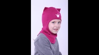 Видео шапки шлема Beezy сезон весна осень из 100% хлопка
