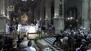Messe d'obsèques de Mgr Garnier, archevêque de Cambrai