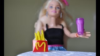 Мини Картошка Фри для куклы Барби в Макдональсе. Еда для куклы Barbie. Аксессуары для куклы Барби