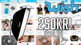JEG OG KJÆRESTEN TESTER SOFTBOX/STUDIOLYS FRA WISH!