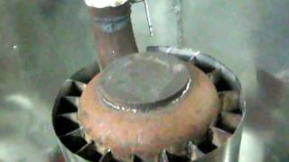Буржуйка из газового баллона.