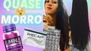 TOMEI O LUMINUS HAIR E O IMECAP HAIR E OLHA NO QUE DEU