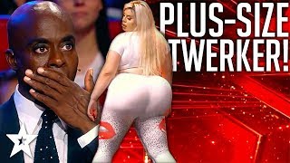 PLUS-SIZE Twerker Shocks Judges on Got Talent Germany | Got Talent Global