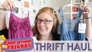 Just Between Friends Kids Consignment Sale Haul