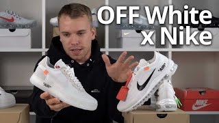OFF White x Nike Air Force 1 & Air Max 97 EXCLUSIVE Review 'The Ten'  Unboxing