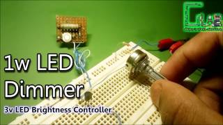 1w LED Dimmer | LED Brightness Controller