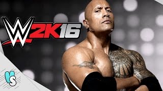 WWE 2K16 Indonesia - THE ROCK vs BANCI (Momen Kocak Smackdown)