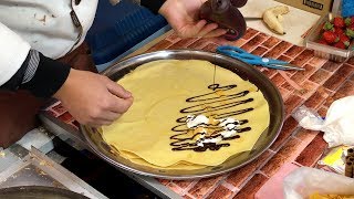 高速クレープ職人 japanese street food - creamy crepe compilation ICE CREAM CREPE Compilation Tokyo Japan