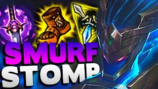 RANK 1 SOLO QUEUE TARZAN'S HARD SMURF BUILD - Hecarim Jungle Gameplay