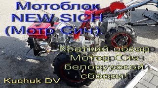 Мотоблок Мотор  Сич (New Sich) белорусской сборки, краткий обзор с ценами.