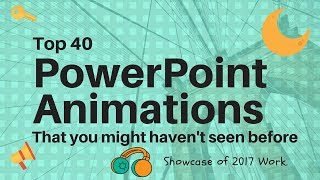 Top 40 Best PowerPoint 2016 Animation Motion Graphics Tutorial | The Teacher