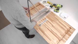 Folding table Telkì from NTC; Mounting tutorial