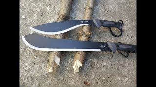 Gerber Gator Bolo. Сравнение с мачете-кукри от Gerber