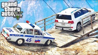 ПОГОНЯ В GTA 5 - ПОГОНЯ НА КРУЗАКЕ! ЛАНД КРУЗЕР 200 УЕЗЖАЕТ ОТ КОПОВ!⚡ГАРВИН