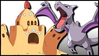 Brightpowder Palossand & Z-Hone Claws Aerodactyl [Pokémon Sun & Moon]
