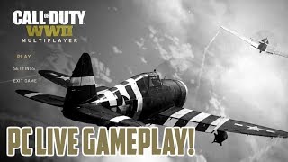 Call of Duty WWII Beta - First PC Live Gameplay!