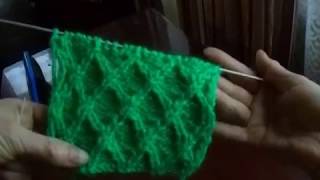 узор спицами ромбы
