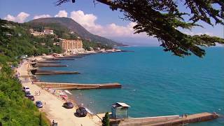Отдых в Крыму. Курорт МАЛЫЙ МАЯК Обзор ПЛЯЖИ МОРЕ ПАРК ОТДЫХ С ДЕТЬМИ Прогулки по Карабаху