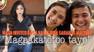 MAJA NAG-COMMENT SA KASALANG SARAH-MATTEO | WILLING MAKASAMA ULI SI GERALD