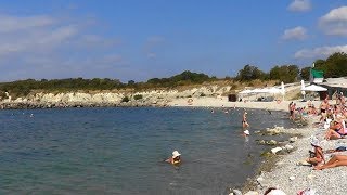 Геленджик. Голубая бухта. Пляж санатория Пирогова