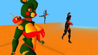 Let's Play - FNAF's Toy Bonnie as Haydee, Melee Technics