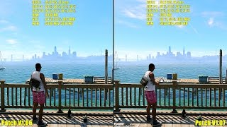 Watch Dogs 2 Pc Update Patch V1.07 Vs V1.06 GTX 1080 Frame Rate Comparison